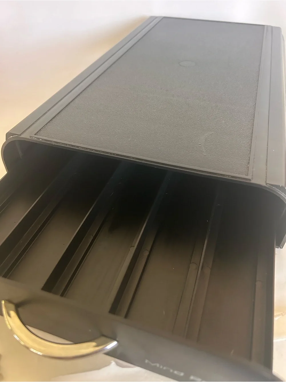 Nespresso Compatible Capsule Drawer Countertop Organizer Coffee Pod Holder Black